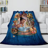 The Princess and the Frog Blanket Flannel Fleece Throw Room Decoration
