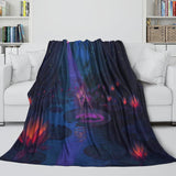 The Princess and the Frog Blanket Flannel Fleece Throw Room Decoration
