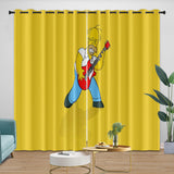 The Simpsons Curtains Blackout Window Drapes Kids Room Decoration
