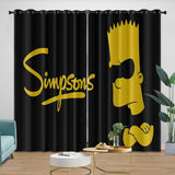 The Simpsons Curtains Blackout Window Drapes Kids Room Decoration