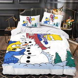The Simpsons Pattern Duvet Cover Kids Bedding Set Without Filler