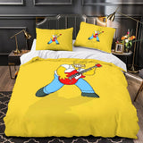 The Simpsons Pattern Duvet Cover Kids Bedding Set Without Filler