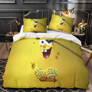 The SpongeBob Movie Search for SquarePants Duvet Cover Bedding Set Without Filler