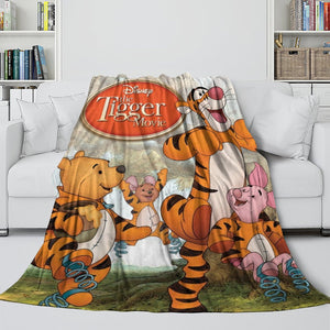 The Tigger Movie Blanket Flannel Fleece Throw Room Decoration