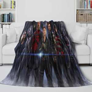 Thunderbolts Pattern Blanket Flannel Throw Room Decoration