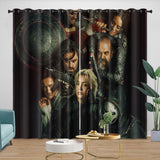 Thunderbolts Pattern Curtains Blackout Window Drapes Room Decoration