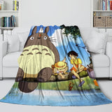 Tonari no Totoro Blanket Flannel Throw Room Decoration