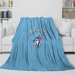 Toronto Blue Jays Blanket Flannel Throw Room Decoration