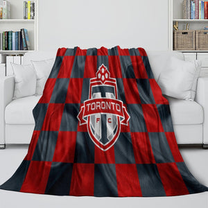 Toronto FC Blanket Flannel Fleece Throw Room Decoration