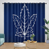 Toronto Maple Leafs Curtains Blackout Window Drapes Room Decoration
