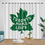 Toronto Maple Leafs Curtains Blackout Window Drapes Room Decoration