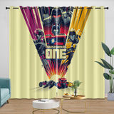 Transformers One Curtains Pattern Blackout Window Drapes