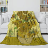 Van Gogh Painting Blanket Flannel Fleece Throw Kids Room Decoration