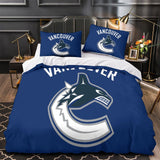 Vancouver Canucks Bedding Set Quilt Duvet Cover Without Filler