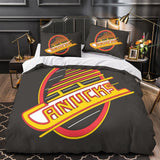 Vancouver Canucks Bedding Set Quilt Duvet Cover Without Filler