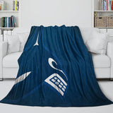 Vancouver Canucks Blanket Flannel Throw Kids Room Decoration