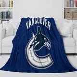 Vancouver Canucks Blanket Flannel Throw Kids Room Decoration