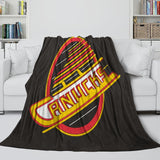 Vancouver Canucks Blanket Flannel Throw Kids Room Decoration