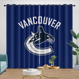 Vancouver Canucks Curtains Blackout Window Drapes Room Decoration