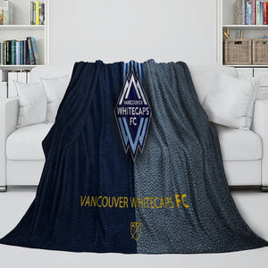 Vancouver Whitecaps FC Blanket Flannel Fleece Throw Room Decoration