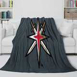 Vegas Golden Knights Blanket Flannel Throw Kids Room Decoration