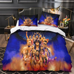 WWE Pattern Bedding Set Quilt Duvet Cover Without Filler