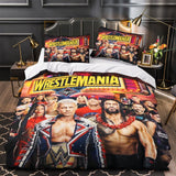 WWE Pattern Bedding Set Quilt Duvet Cover Without Filler