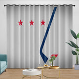 Washington Capitals Curtains Blackout Window Drapes Room Decoration
