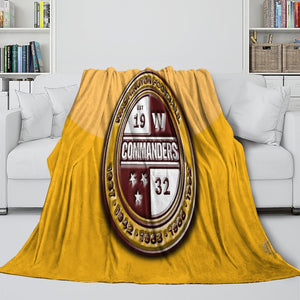 Washington Commanders Blanket Flannel Fleece Throw Room Decoration