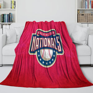 Washington Nationals Blanket Flannel Throw Room Decoration