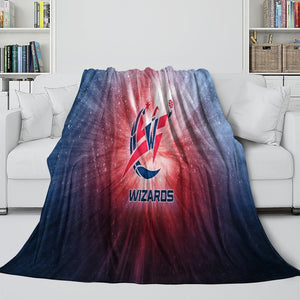 Washington Wizards Blanket Flannel Fleece Throw Room Decoration
