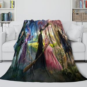 Wicked For Good Blanket Flannel Throw Room Decoration