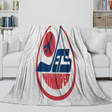 Winnipeg Jets Blanket Flannel Throw Kids Room Decoration