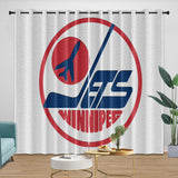 Winnipeg Jets Curtains Blackout Window Drapes Room Decoration