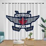 Winnipeg Jets Curtains Blackout Window Drapes Room Decoration