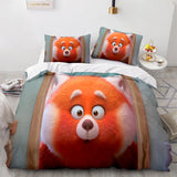 2022 Cartoon Turning Red Bedding Set Quilt Duvet Cover Bedding Sets - EBuycos