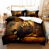 3-Piece Bendy and the ink machine Bedding Set Duvet Cover Bed Sheets - EBuycos
