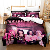 3-Piece Blackpink Cosplay Bedding Set Duvet Cover Sets Bed Sheets - EBuycos