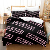 3-Piece Blackpink Cosplay Bedding Set Duvet Cover Sets Bed Sheets - EBuycos