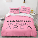 3-Piece Blackpink Cosplay Bedding Set Duvet Cover Sets Bed Sheets - EBuycos