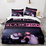 3-Piece Blackpink Cosplay Bedding Set Duvet Cover Sets Bed Sheets - EBuycos