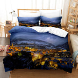 3-Piece Coastal Beach Theme Bedding Sets Duvet Cover Set Bed Sheets - EBuycos