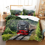3-Piece Coastal Beach Theme Bedding Sets Duvet Cover Set Bed Sheets - EBuycos