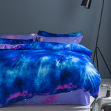 3-Piece Galaxy Sky Bedding Set Duvet Covers Comforter Bed Sheets - EBuycos