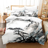 3-Piece Ocean Bedding Set Duvet Cover Set Blue Sea Starfish Bed Sheets - EBuycos