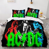 AC DC Cosplay 3 Piece Bedding Set Duvet Covers Comforter Bed Sheets - EBuycos