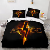AC DC Cosplay 3 Piece Bedding Set Duvet Covers Comforter Bed Sheets - EBuycos