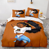 African Girls Cosplay Bedding Sets Duvet Covers Comforter Bed Sheets - EBuycos