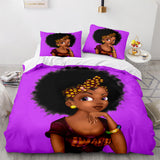 African Girls Cosplay Bedding Sets Duvet Covers Comforter Bed Sheets - EBuycos