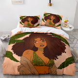 African Girls Cosplay Bedding Sets Duvet Covers Comforter Bed Sheets - EBuycos